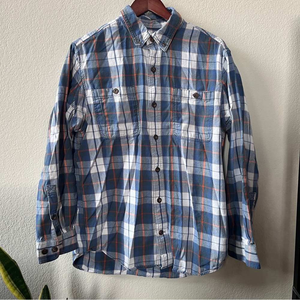 Duluth Trading Free Swingin’ Slim Fit Flannel Button Down Shirt
